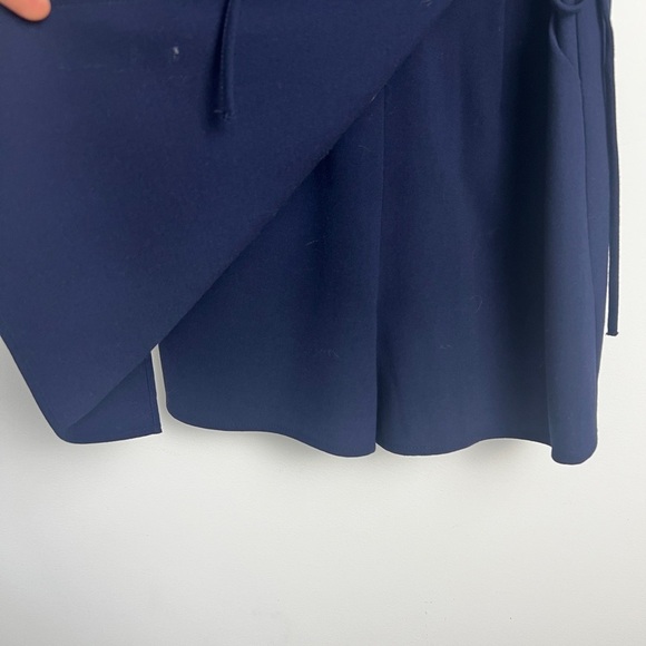 1. State Navy Blue Long Sleeve Wrap Front Pockets Classic Chic Romper Size M - Picture 5 of 11